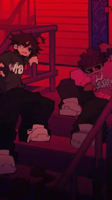 ai character: WYDROB and SUPXR background