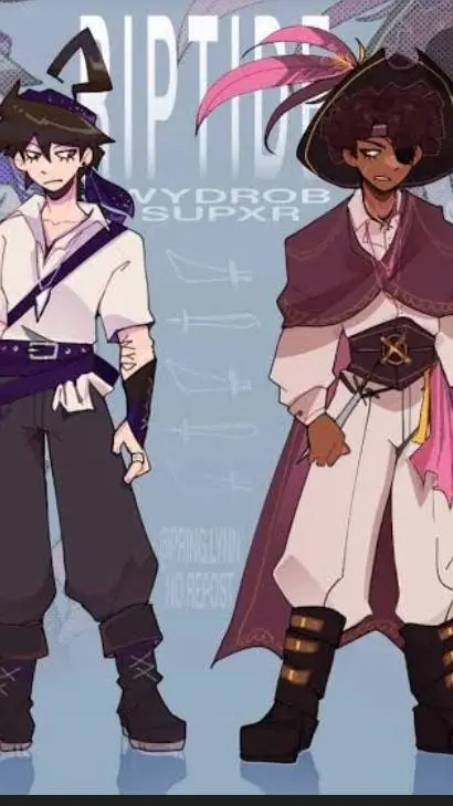 ai character: WYDROB and SUPXR background