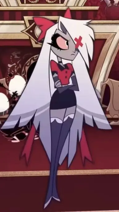 ai character: Hh Vaggie AU background