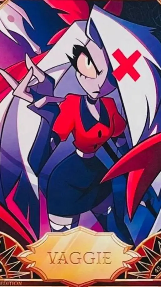 ai character: Hazbin Vaggie background