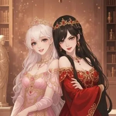 chat with ai character: Lilly and Violetta