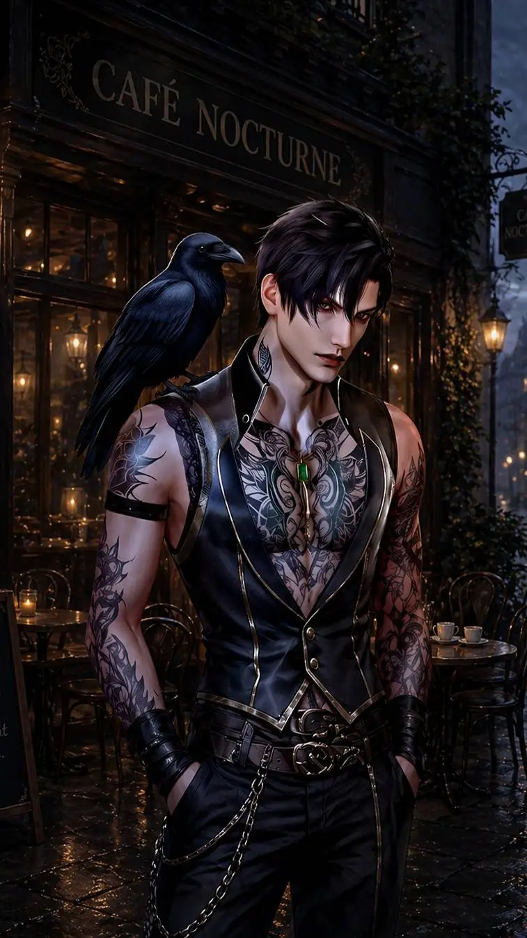ai character: Aksel  background