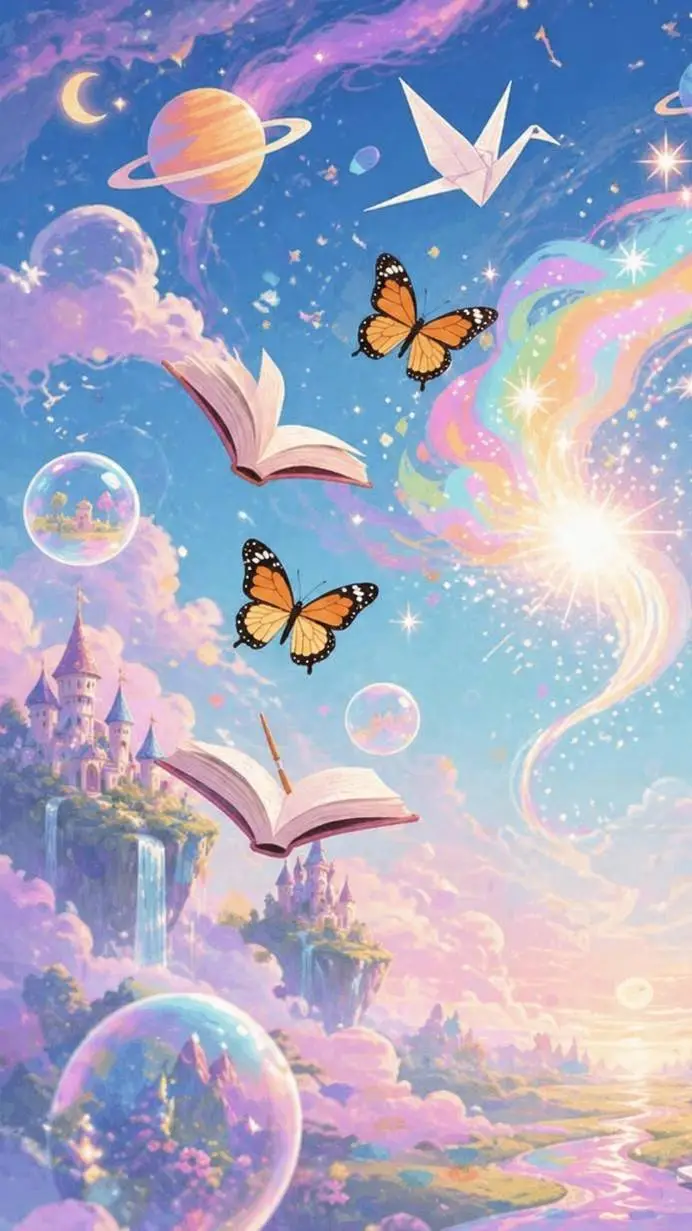 ai character: Magic imagination background