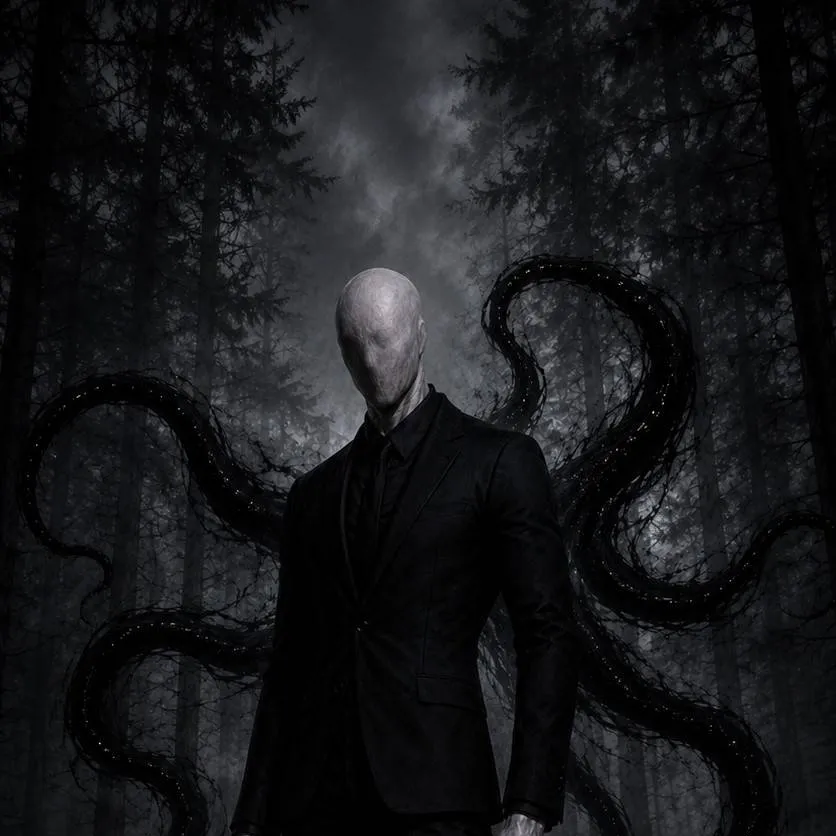 chat with ai character: Slenderman