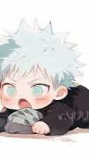 ai character: Baby Gojo   background