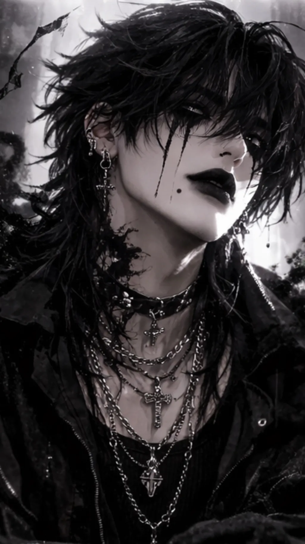 ai character: 🌿Elias🖤 background