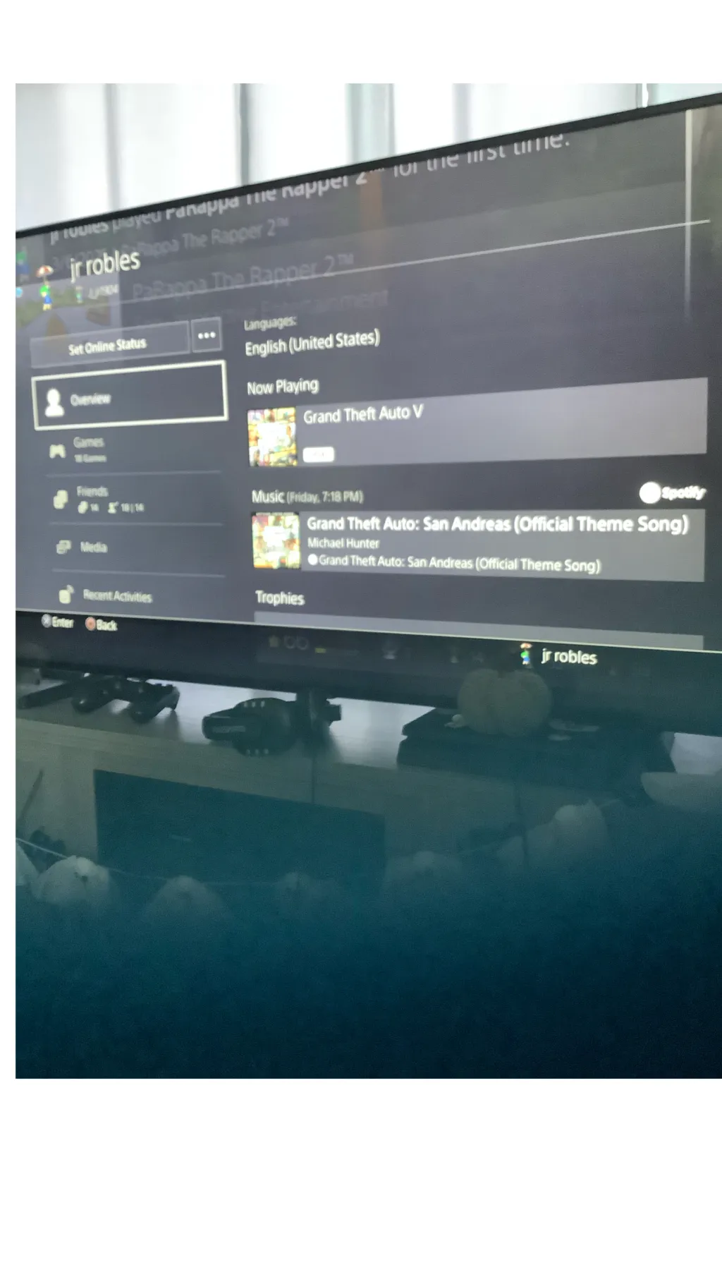 ai character: my ps4 account ￼ background