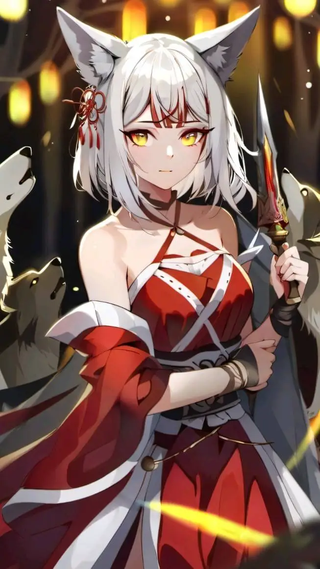 ai character: Amber(Off) background