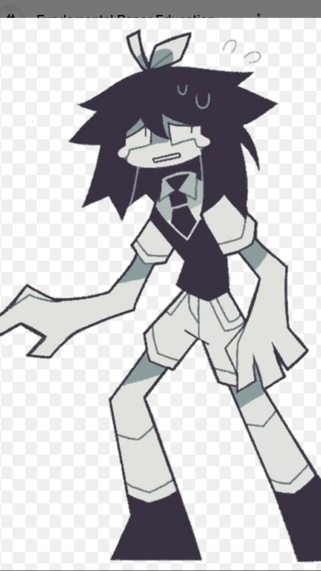 ai character: Abbie ur gf background