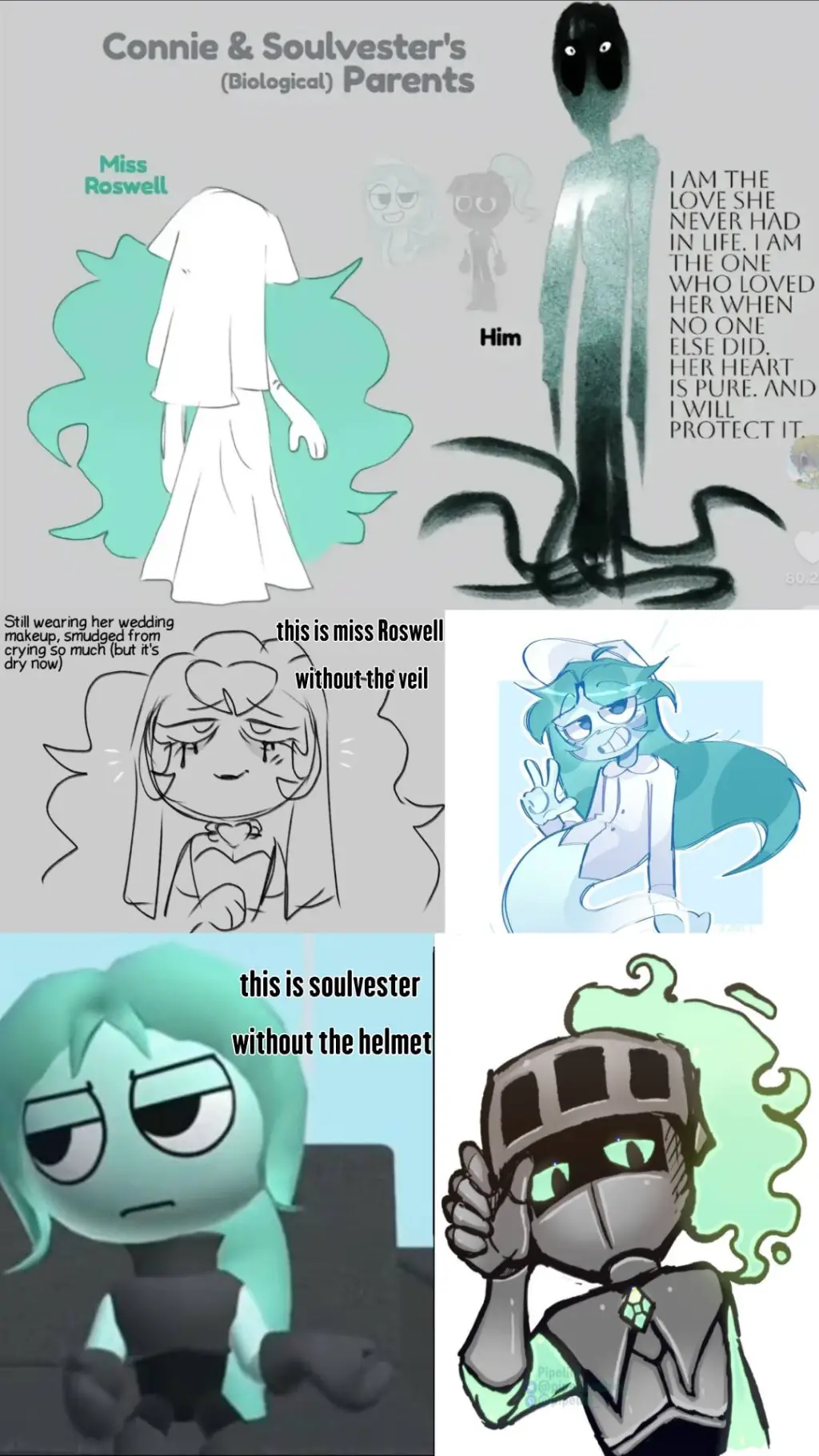 ai character: Connie Parents  background