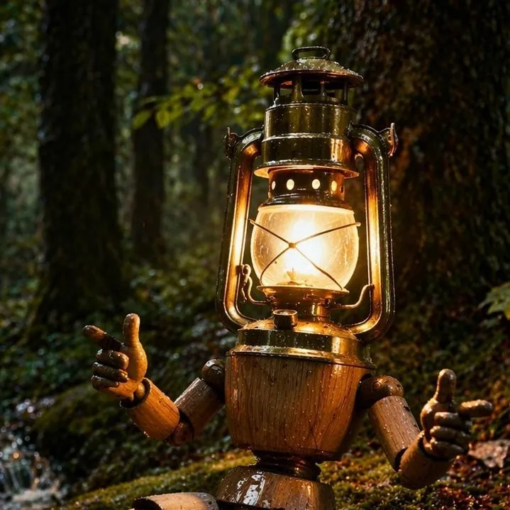 chat with ai character: Lampmen