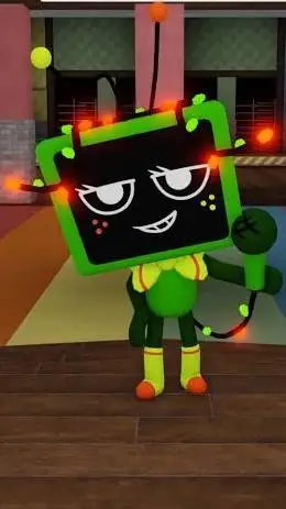 ai character: Christmas Vee background