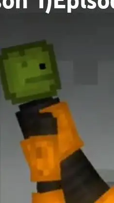 ai character: Hev suit Melon background
