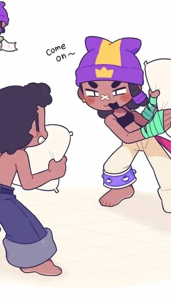 ai character: Ollie and Mina background
