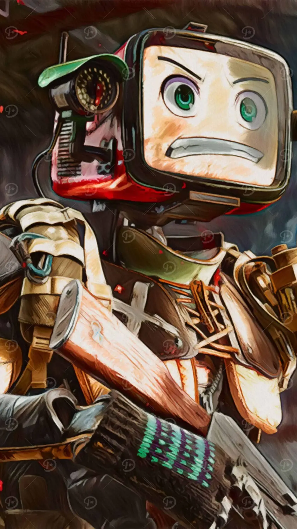 ai character: Robo background