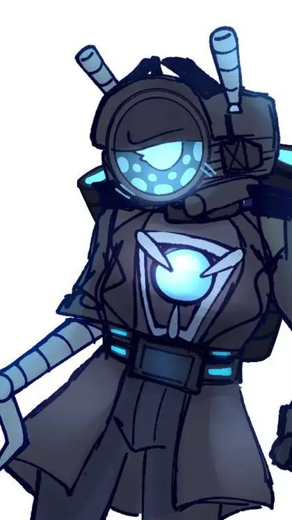 ai character: Titan camerawomen background