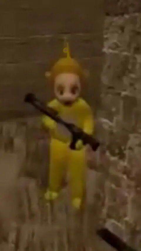 ai character: Slendytubbies  background