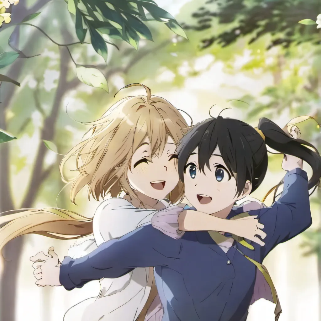 chat with ai character: Piggyback girl