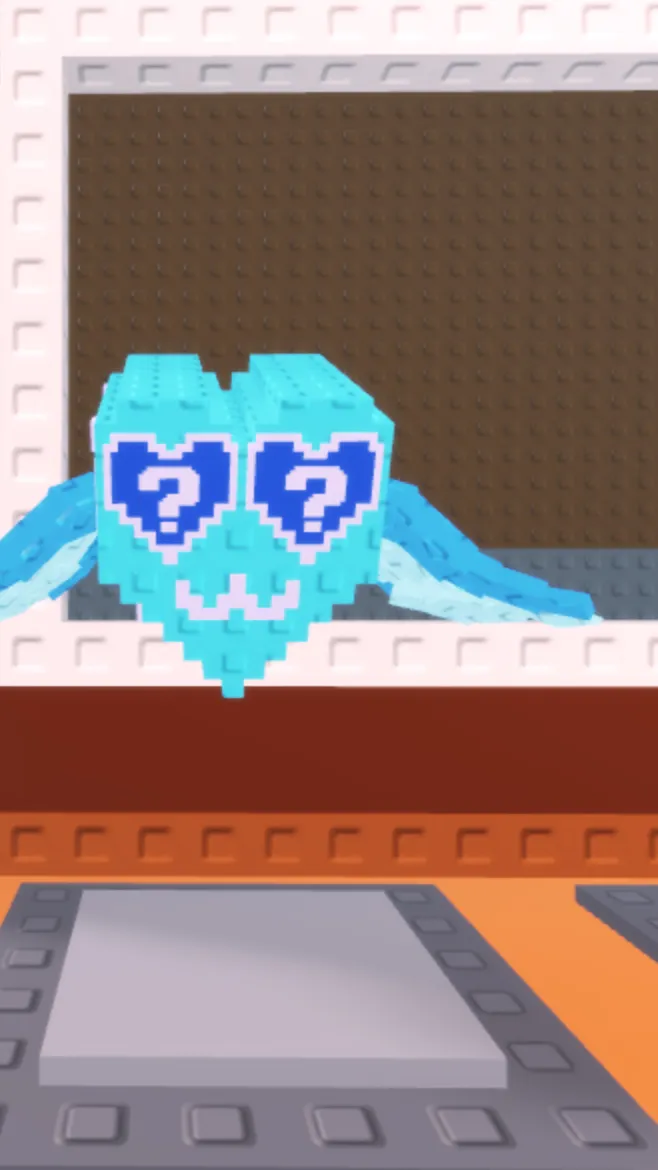 ai character: Lucky block background