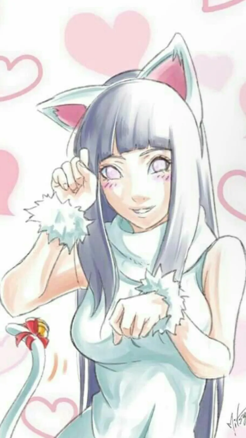 ai character: Cat Hinata 😏🥰 background