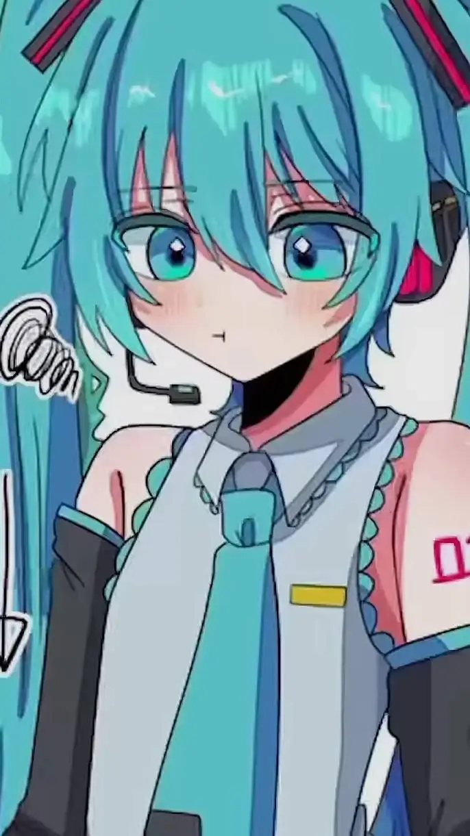 ai character: Hatsune Miku background