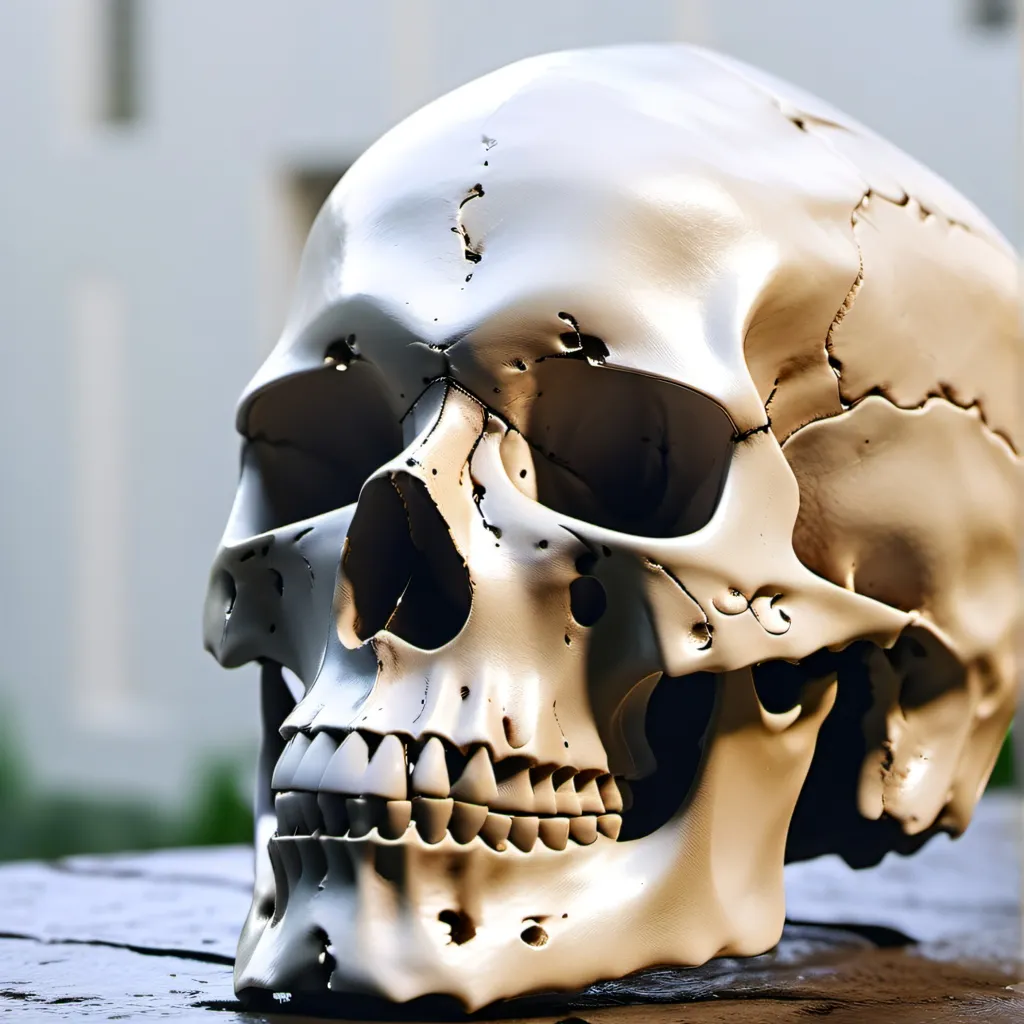 chat with ai character: skull