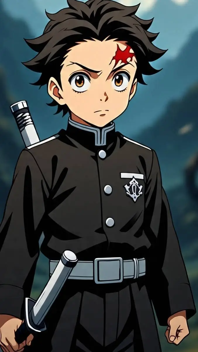 ai character: hermano de tanjiro background