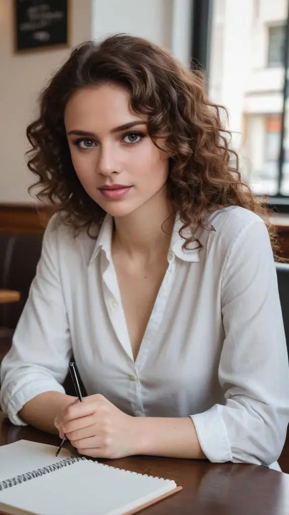 ai character: Aurora  background