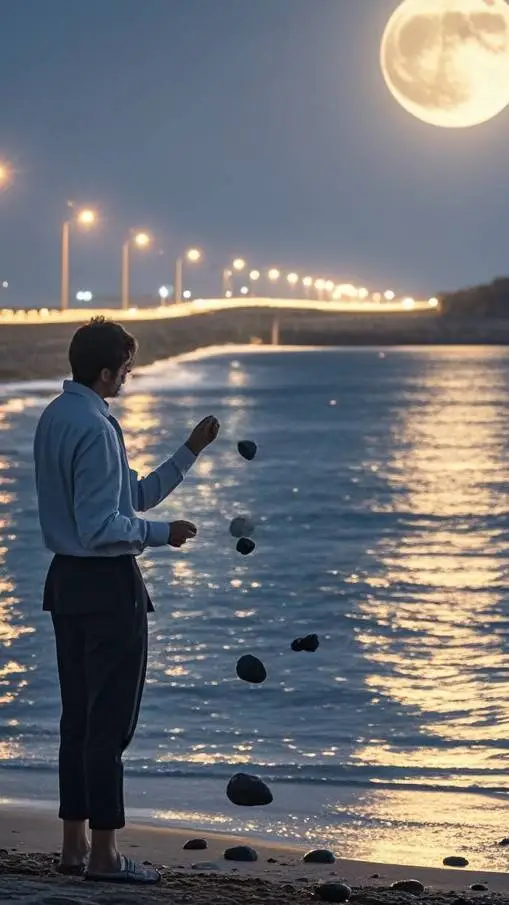 ai character: parlandoConLaLuna background