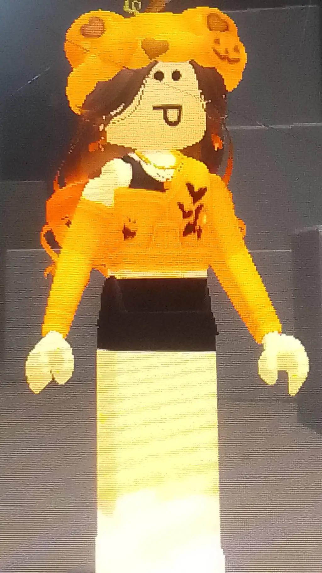 ai character: Autumn background