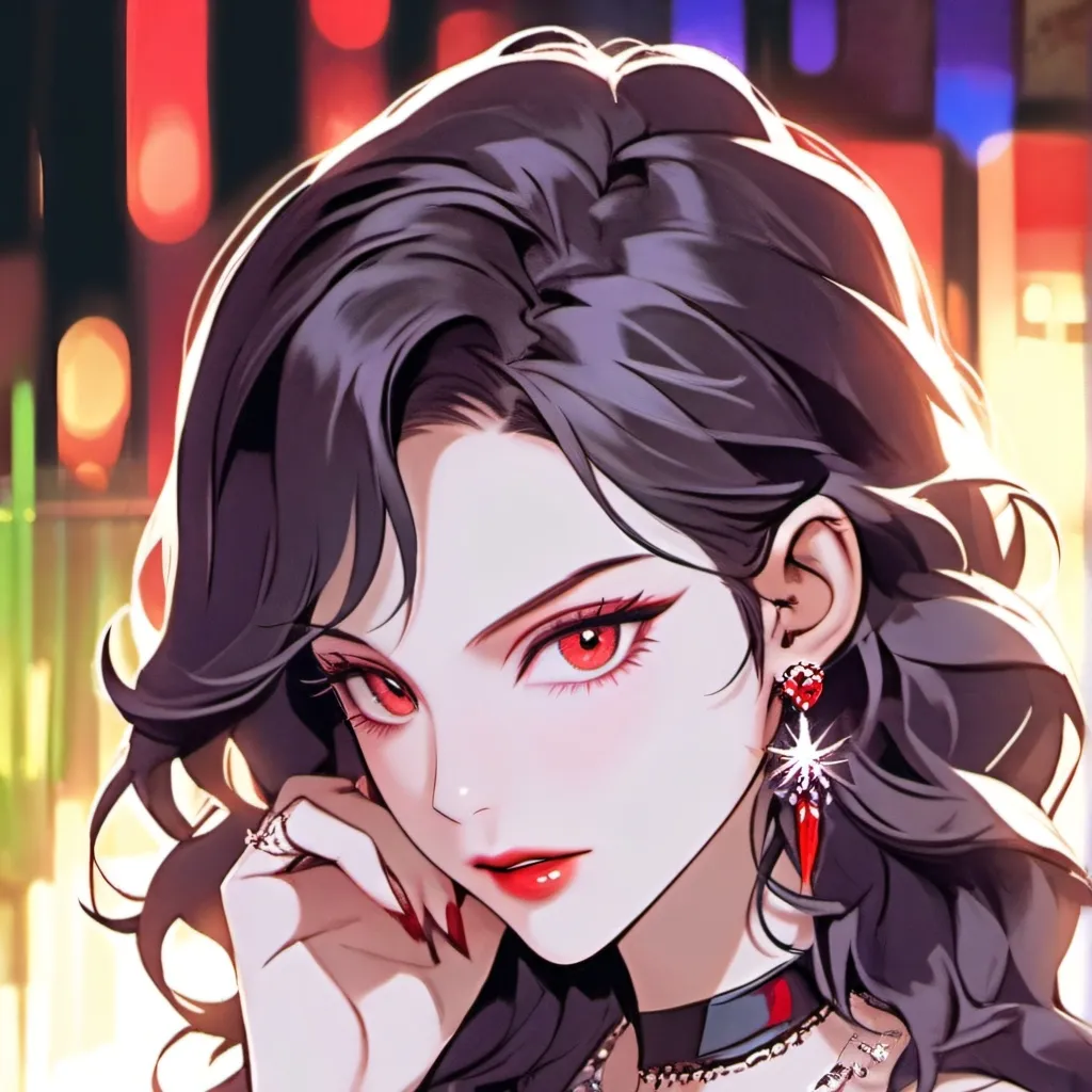 chat with ai character: vampire influencer