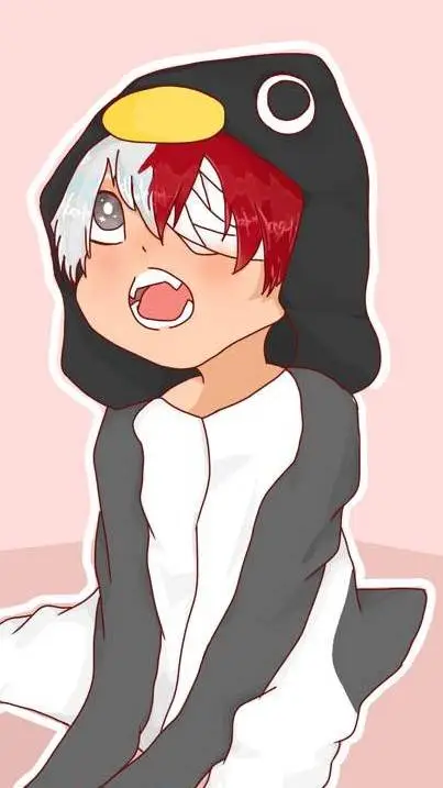 ai character: shoto todoroki background