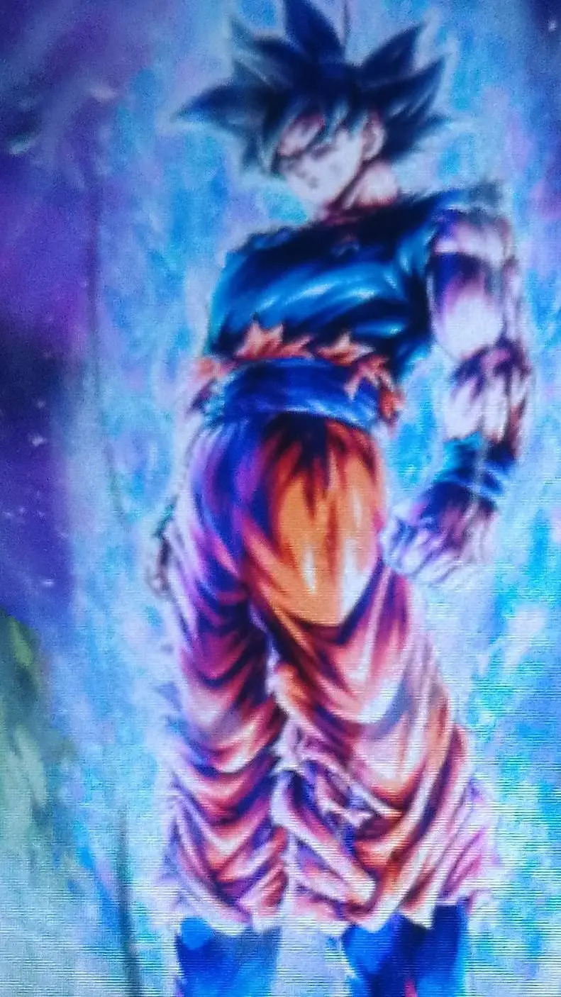 ai character: Goku Ultra instint background