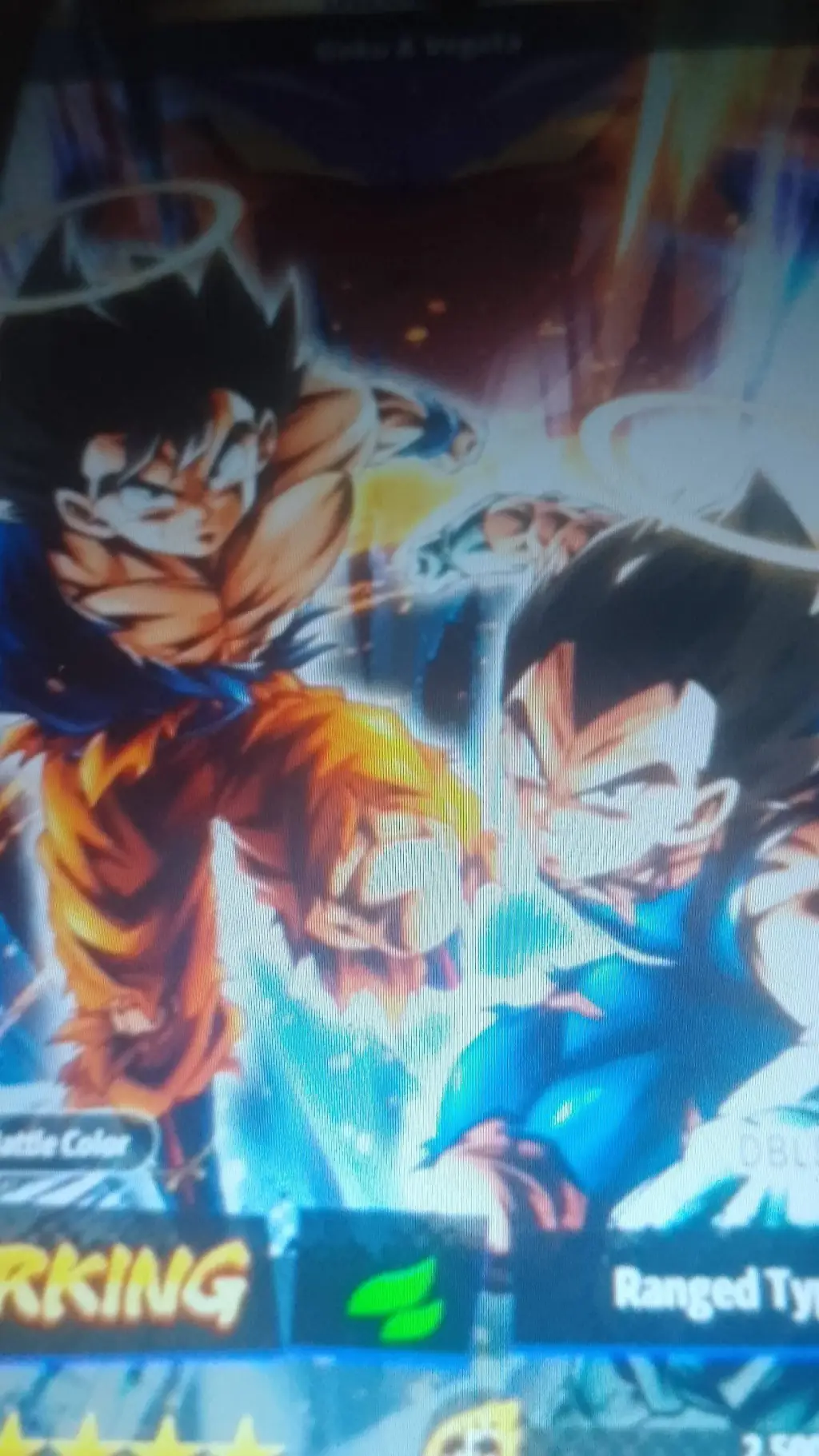 ai character: Goku y Vegeta background