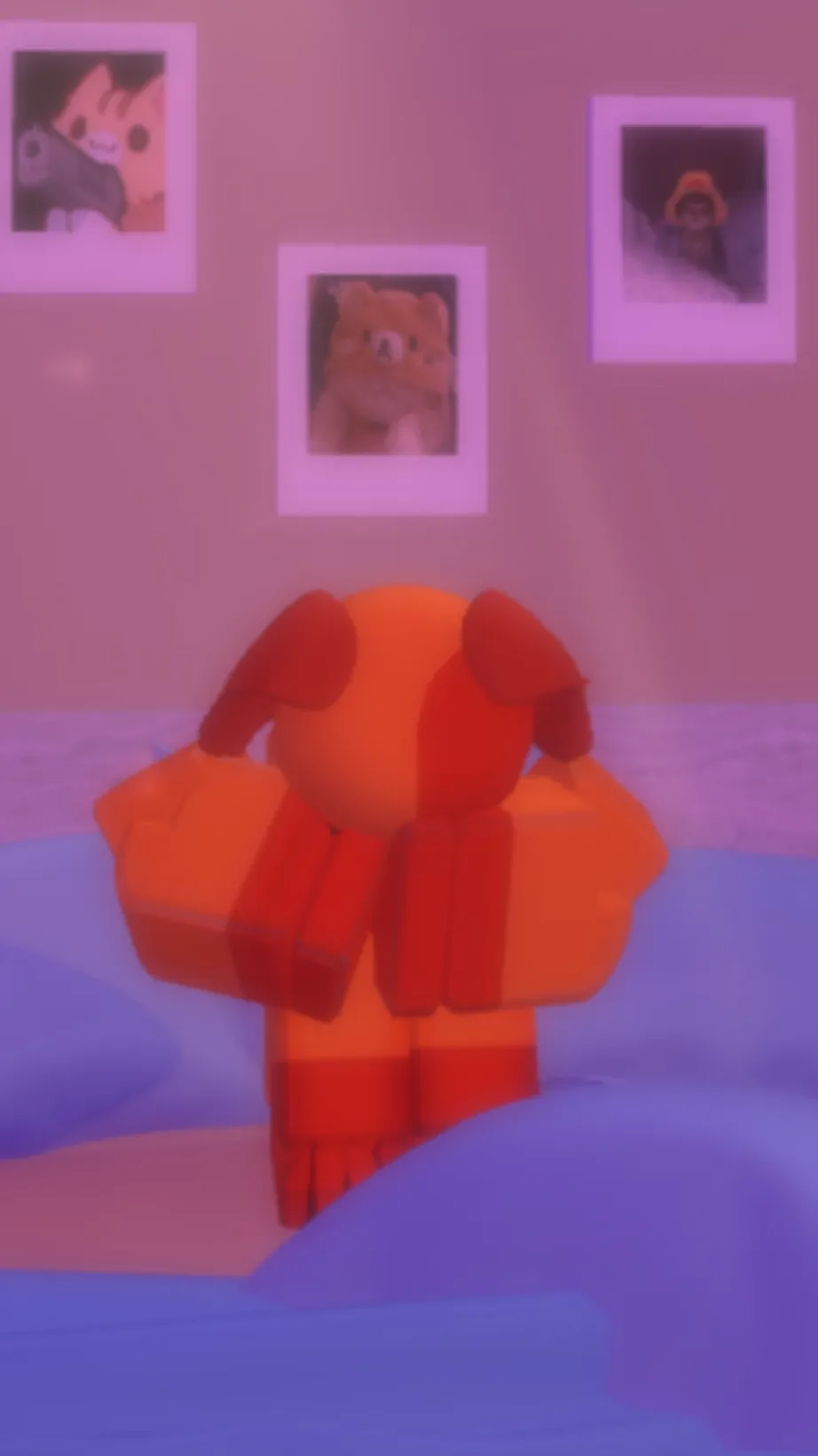 ai character: Depressed Dogday background