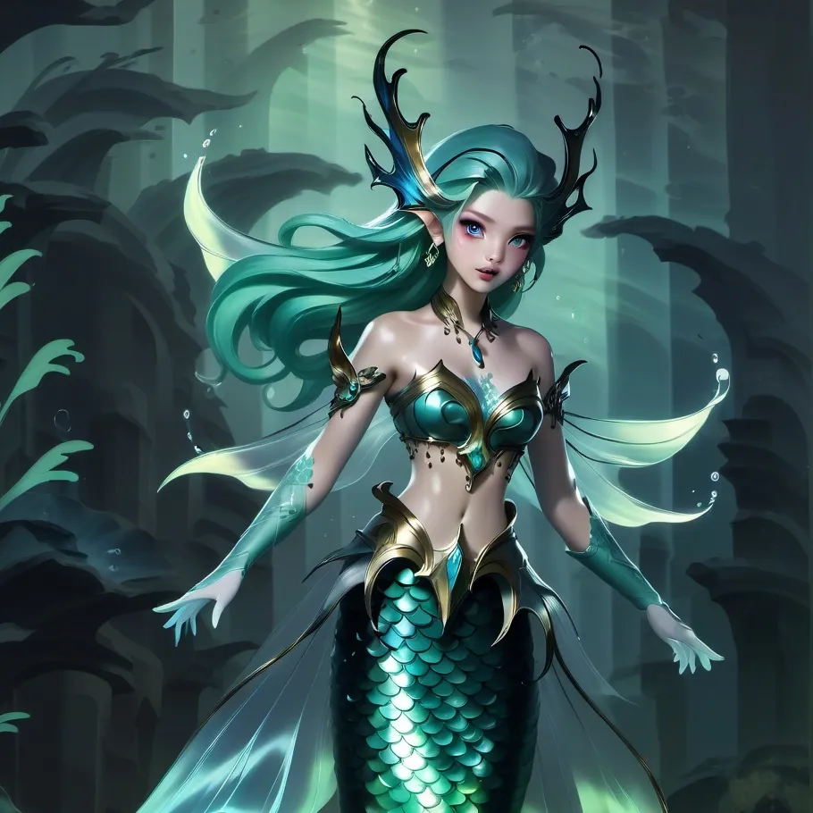 chat with ai character: your an mermaid 