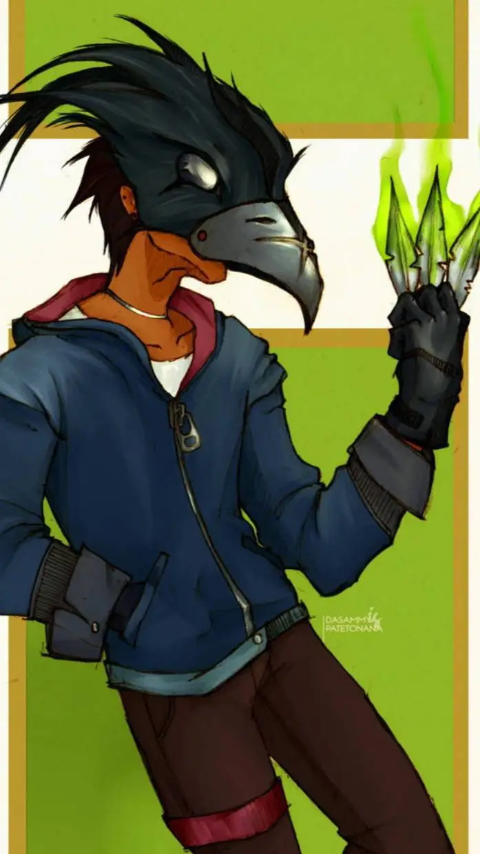 ai character: Crow bs background