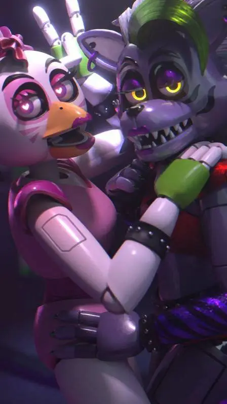 ai character: Roxy x Chica background