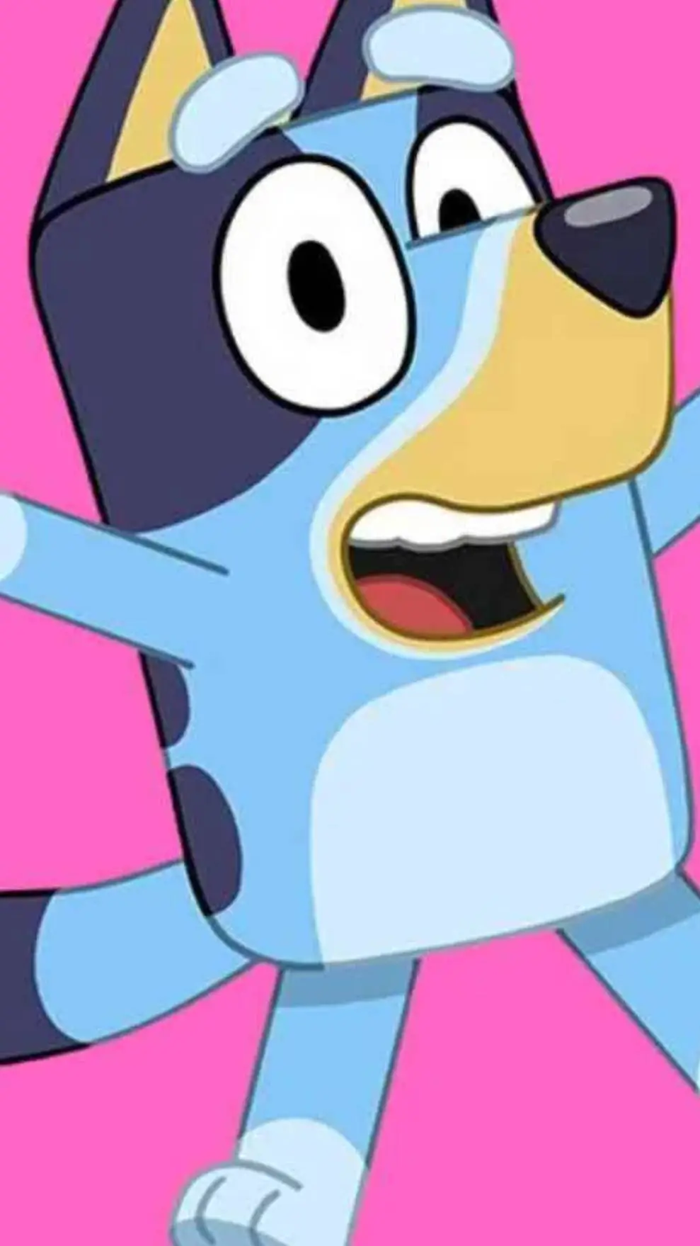ai character: bluey background