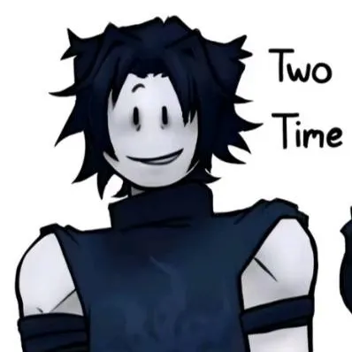 chat with ai character: .Two time.