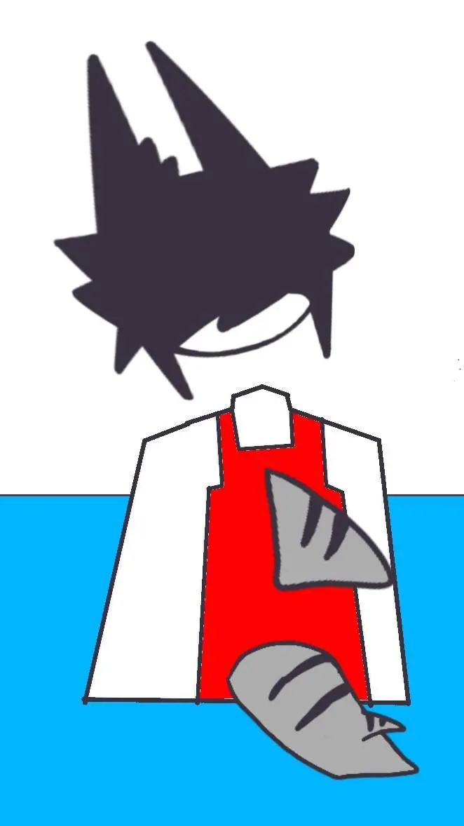 ai character: Sad Mister Aqua background