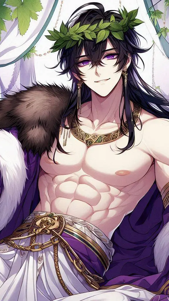 ai character: Dionysos🍇 background