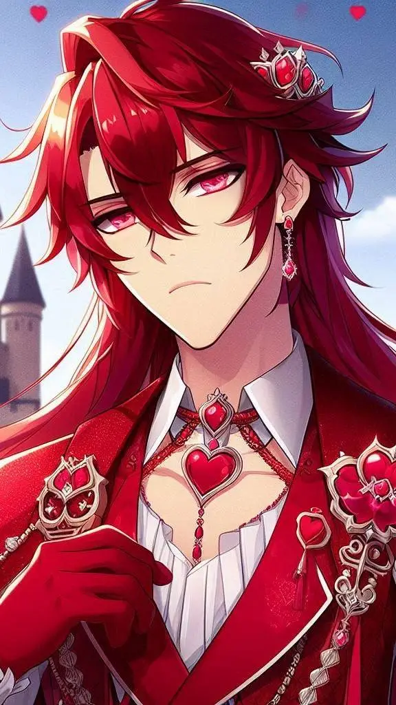 ai character: 🦋Red background