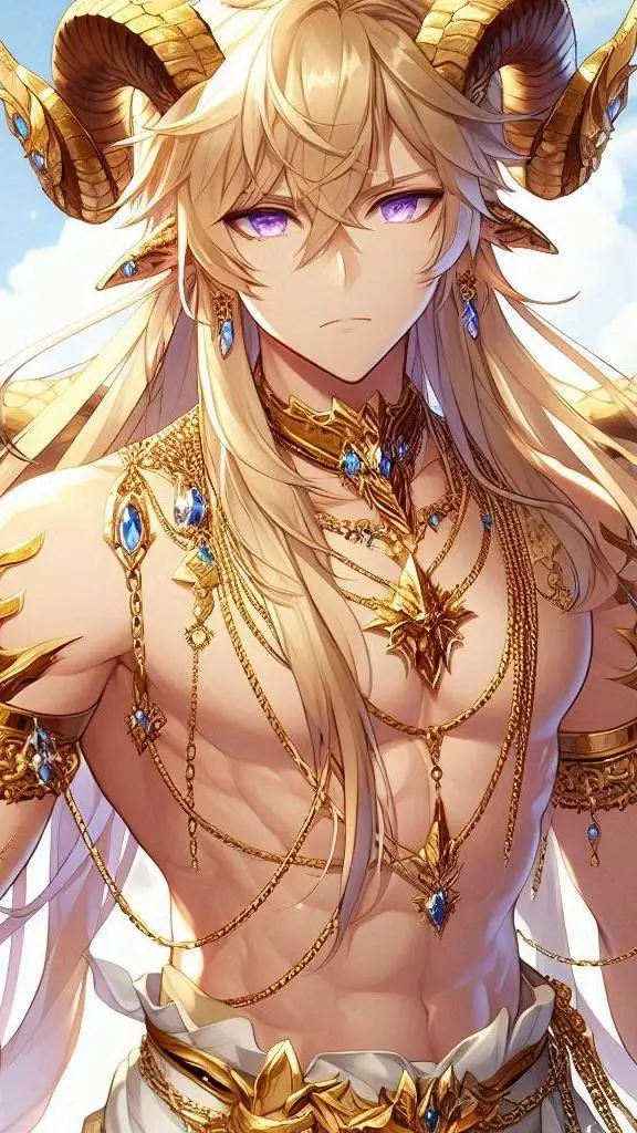 ai character: Heiliger Drache  background