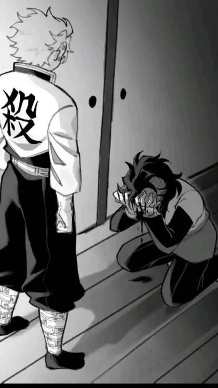 ai character: Sanemi and Genya 💜 background