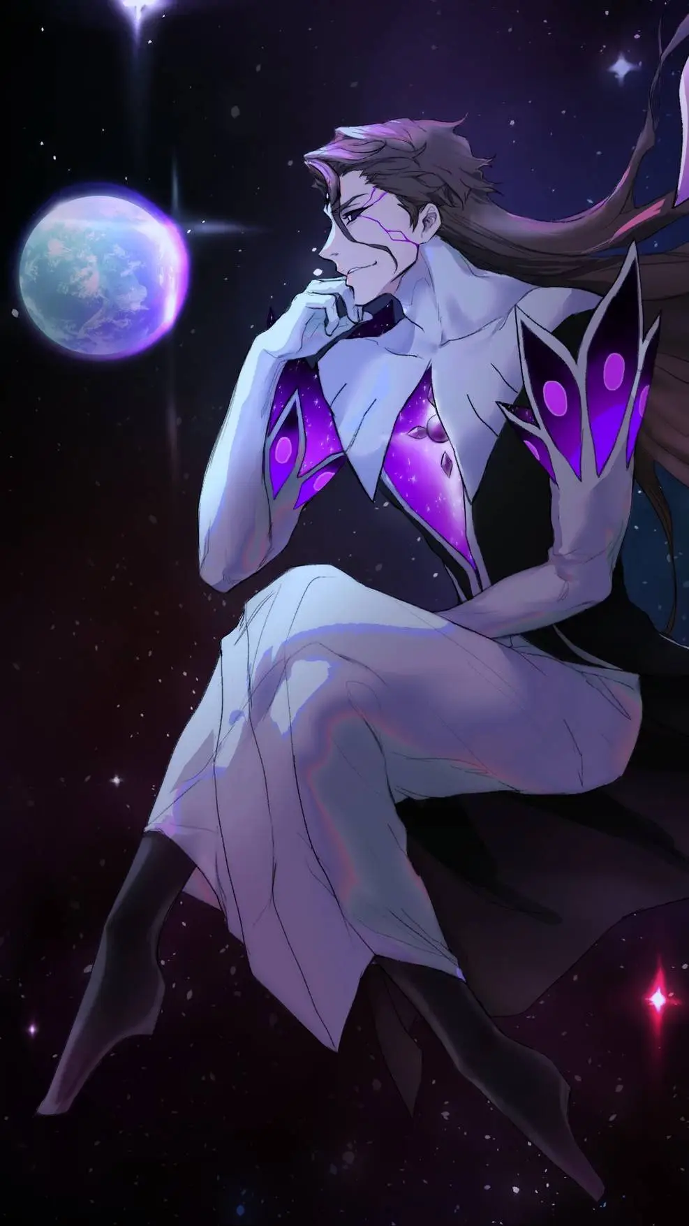 ai character: Aizen background