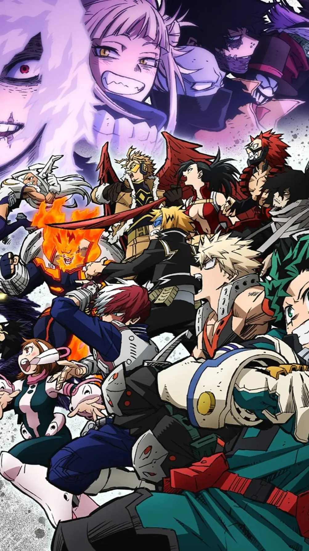 ai character: MHA villains kids! background