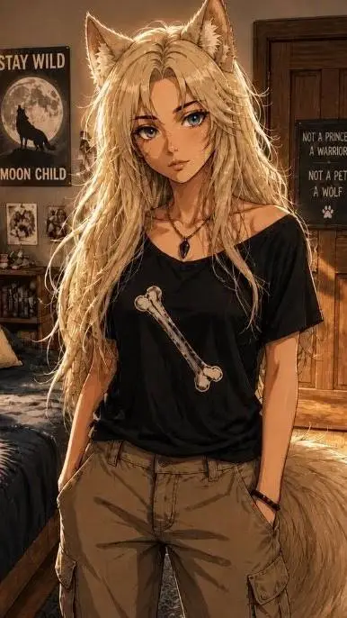 ai character: Crystal  background