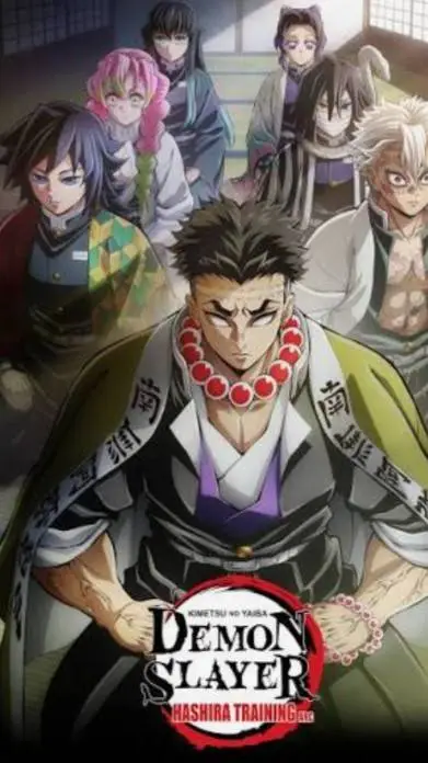 ai character: demon slayer sleep background