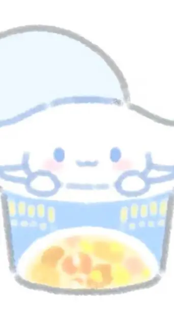ai character: 🩵cinnamonroll🩵 background